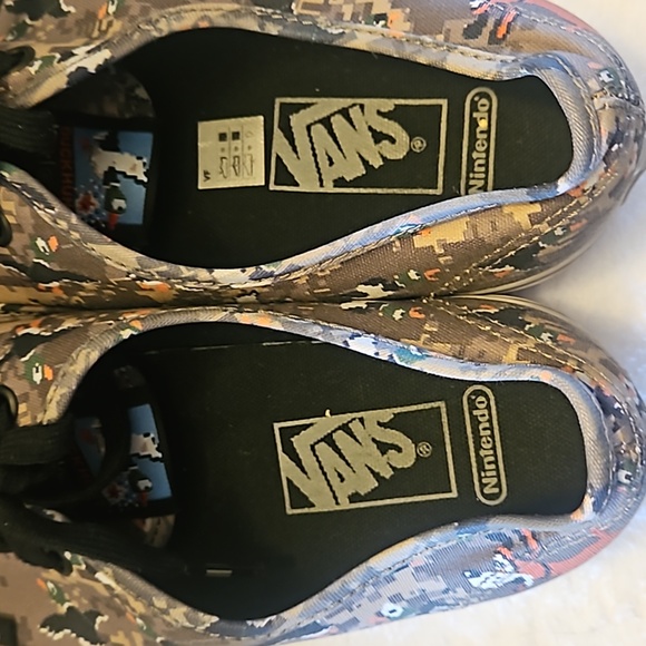 Vans | Men's Camo Duck Hunt Nintendo Game Over Skate Sneakers Sz 10.5 - Picture 7 of 15